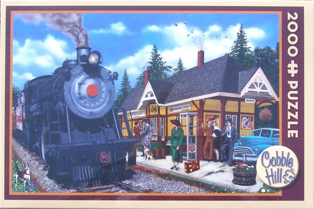 KIRKLAND LAKE STATION New 2000 pc Jigsaw Puzzle Trains